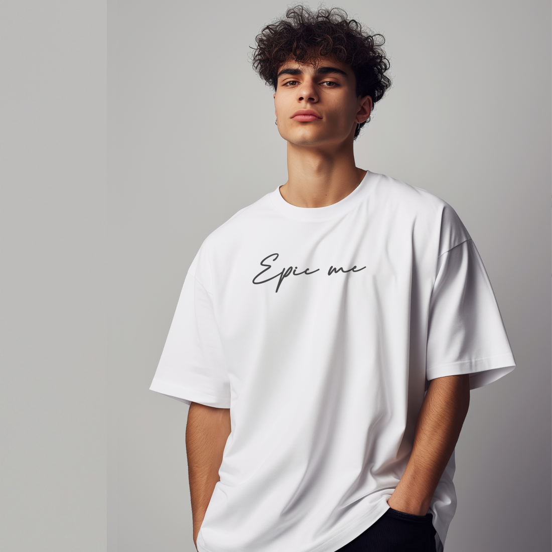 Cómo debe quedar una camiseta oversize hombre
