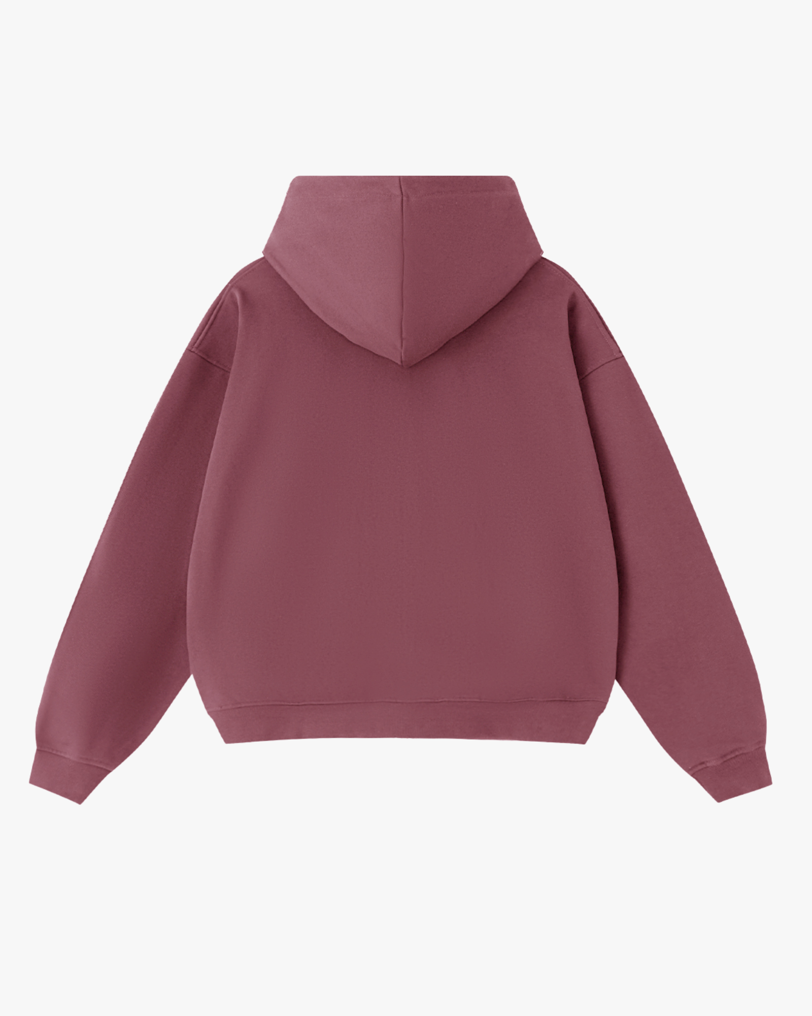 Sudadera Con Capucha y Cremallera Bear Borgoña