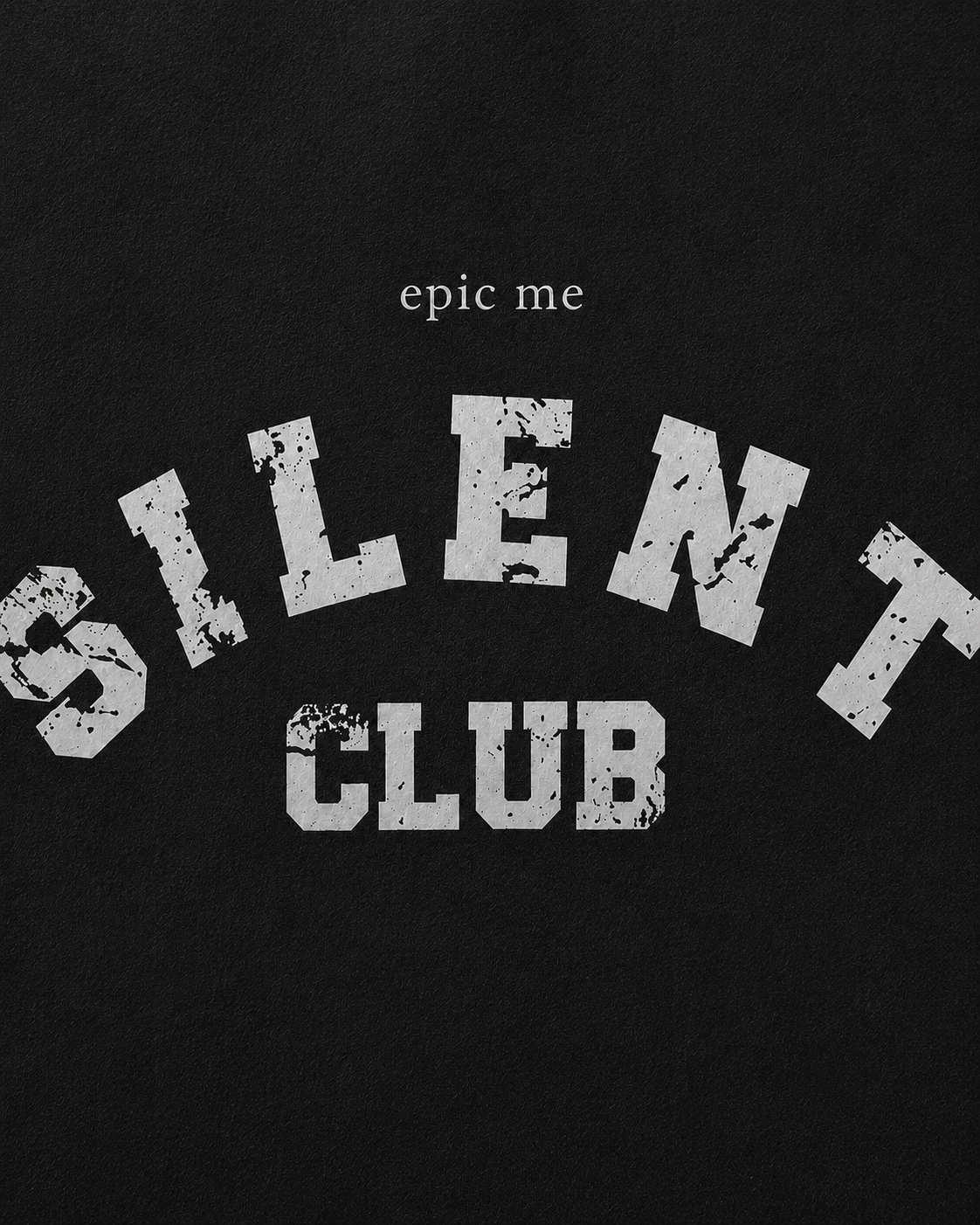 Camiseta sin mangas Silent Club Negra