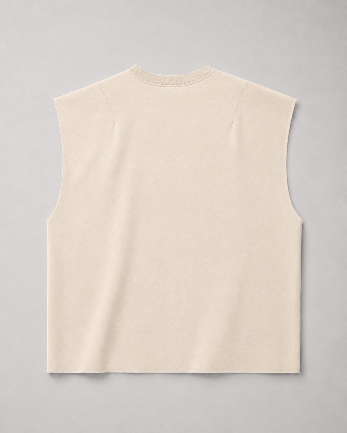 Camiseta sin mangas Silent Club Beige
