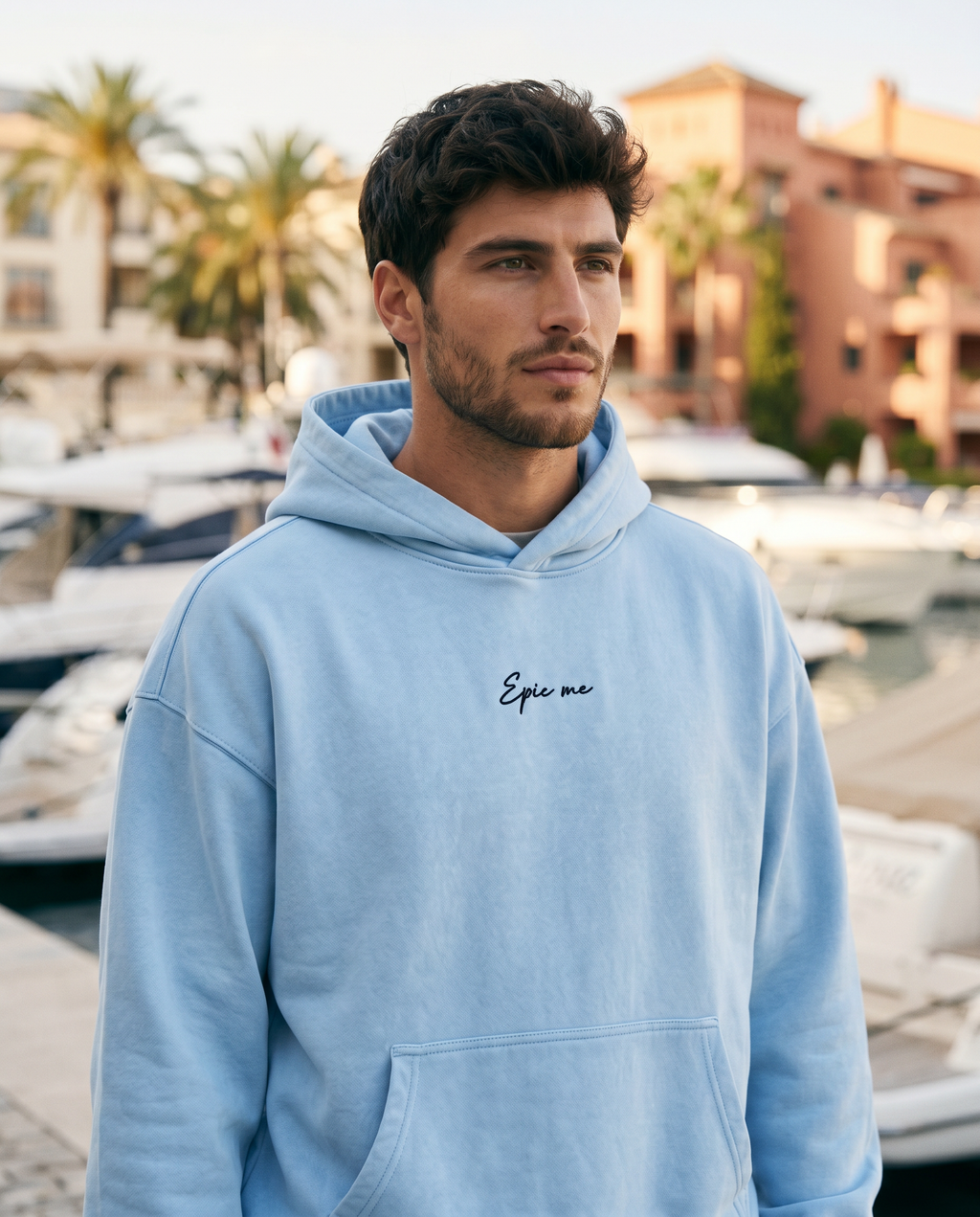 Sudadera con Capucha Boxy Fit Efecto Lavado