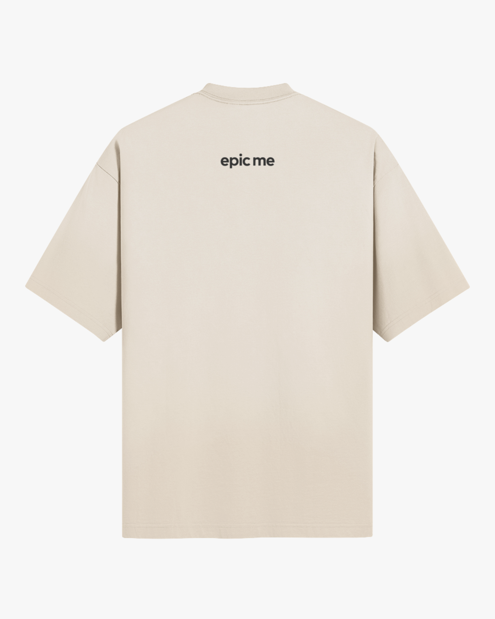 camiseta oversize like a god epic me espalda