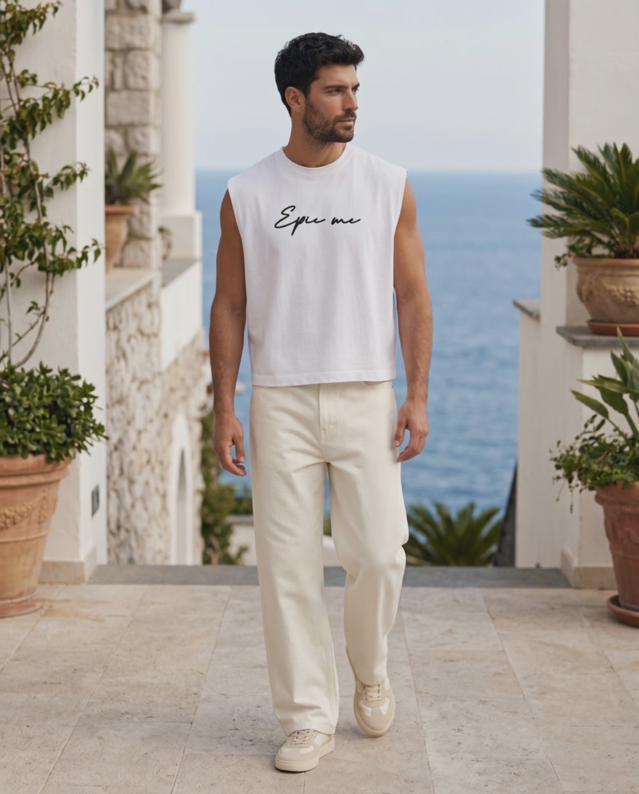 Tank Top Epic Me Blanco